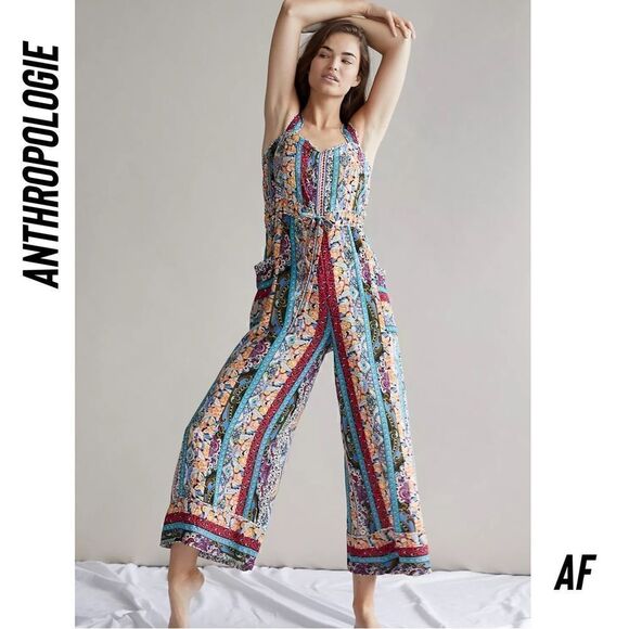 ANTHROPOLOGIE CALAIS JUMPSUIT NEW MEDIUM